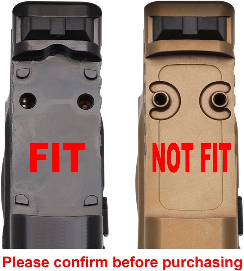 DPP Titanium Adapter Plate for Glock 43X/48 MOS Hellcat OSP with M4 Thread Holes and Holosun 407k/507k - GL-H07KA - Image 2